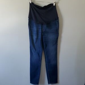 J Crew Skinny Maternity Jeans- over the bump